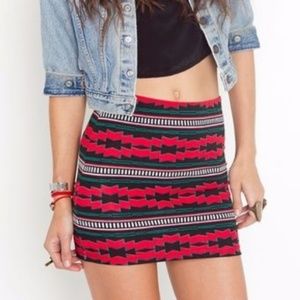 Geo Mini Skirt
